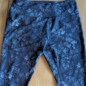 SPYDER Sporty Capri Style Athletic type Pants w/ Blacks/Grays size XL